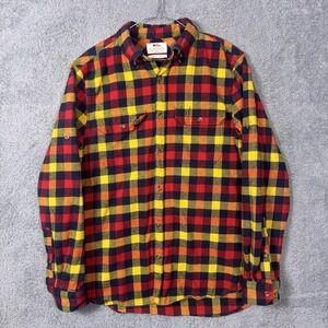Fjallraven Skog Shirt Mens Large Flannel Buffalo Plaid Slim Fit 81353 Gorpcore